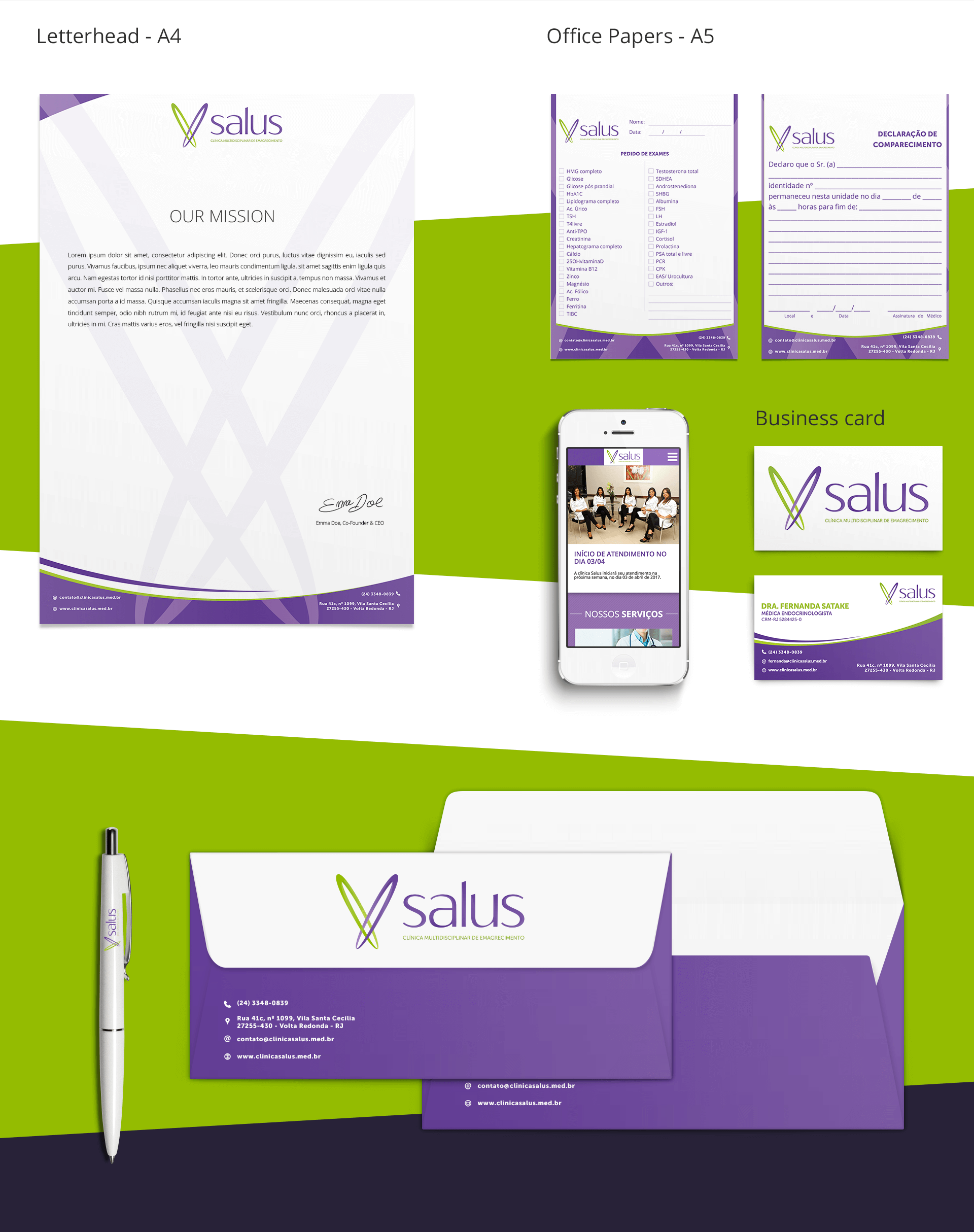 SALUS - HEALTH CLINIC BRANDING